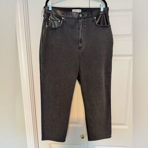 Abercrombie & Fitch Ankle Straight Ultra High Rise Curve Love Pants